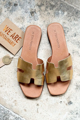 Madeleine sandals, gold