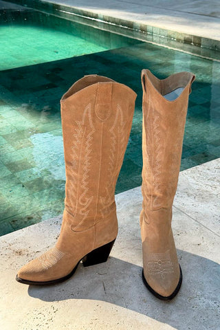 Texan dallas boots, taupe
