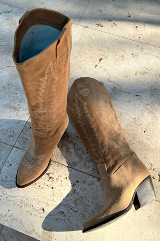 Texan dallas boots, taupe