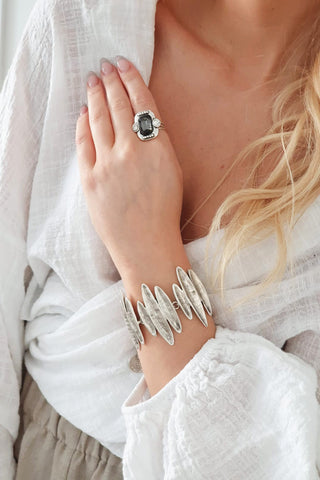 Adana bracelet, silver
