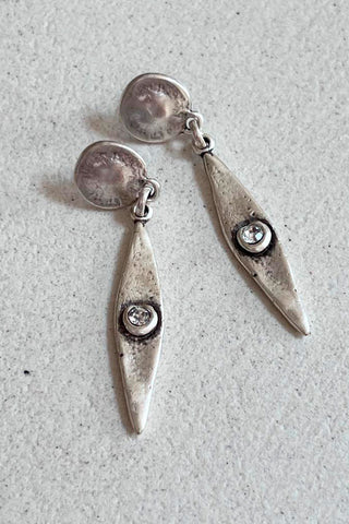 Kalymnos earrings, silver